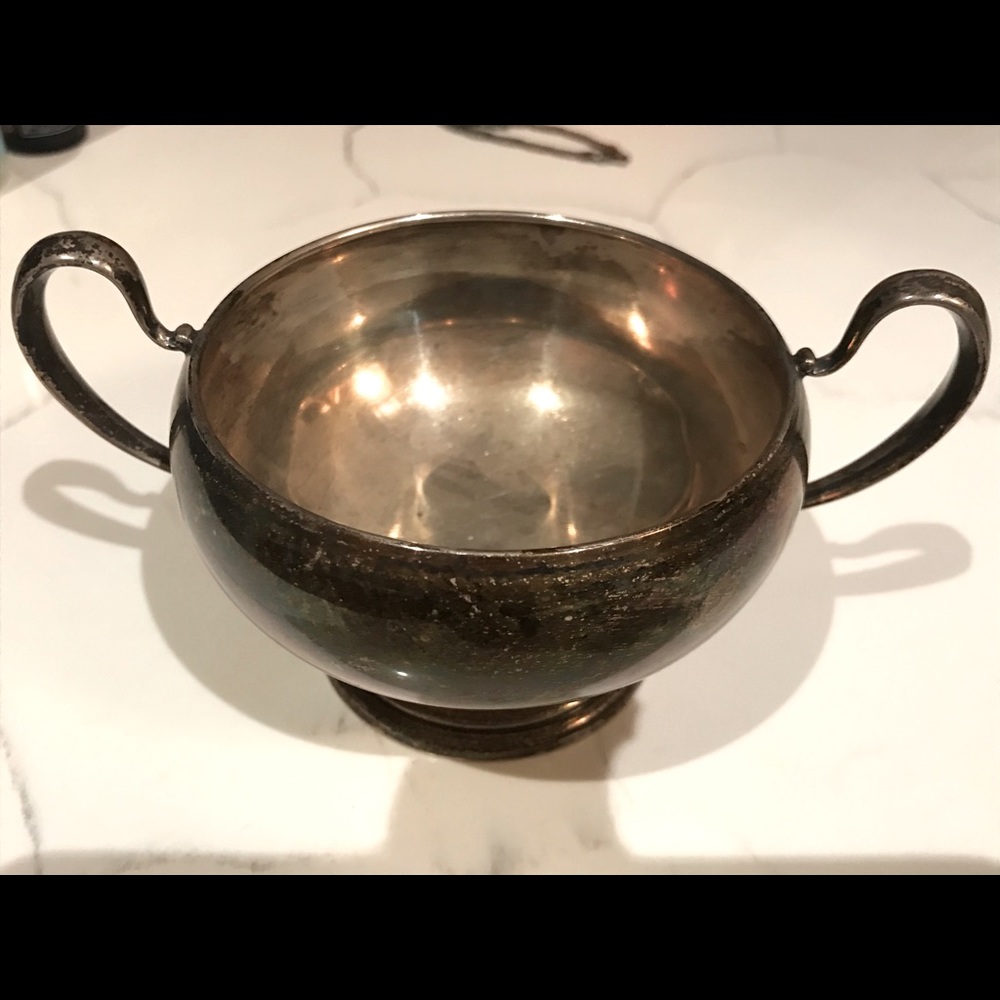 Sterling Silver Sugar Bowl- Frank Whiting 747